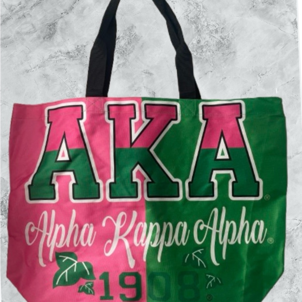 AKA TOTE: XL
PINK AND GREEN